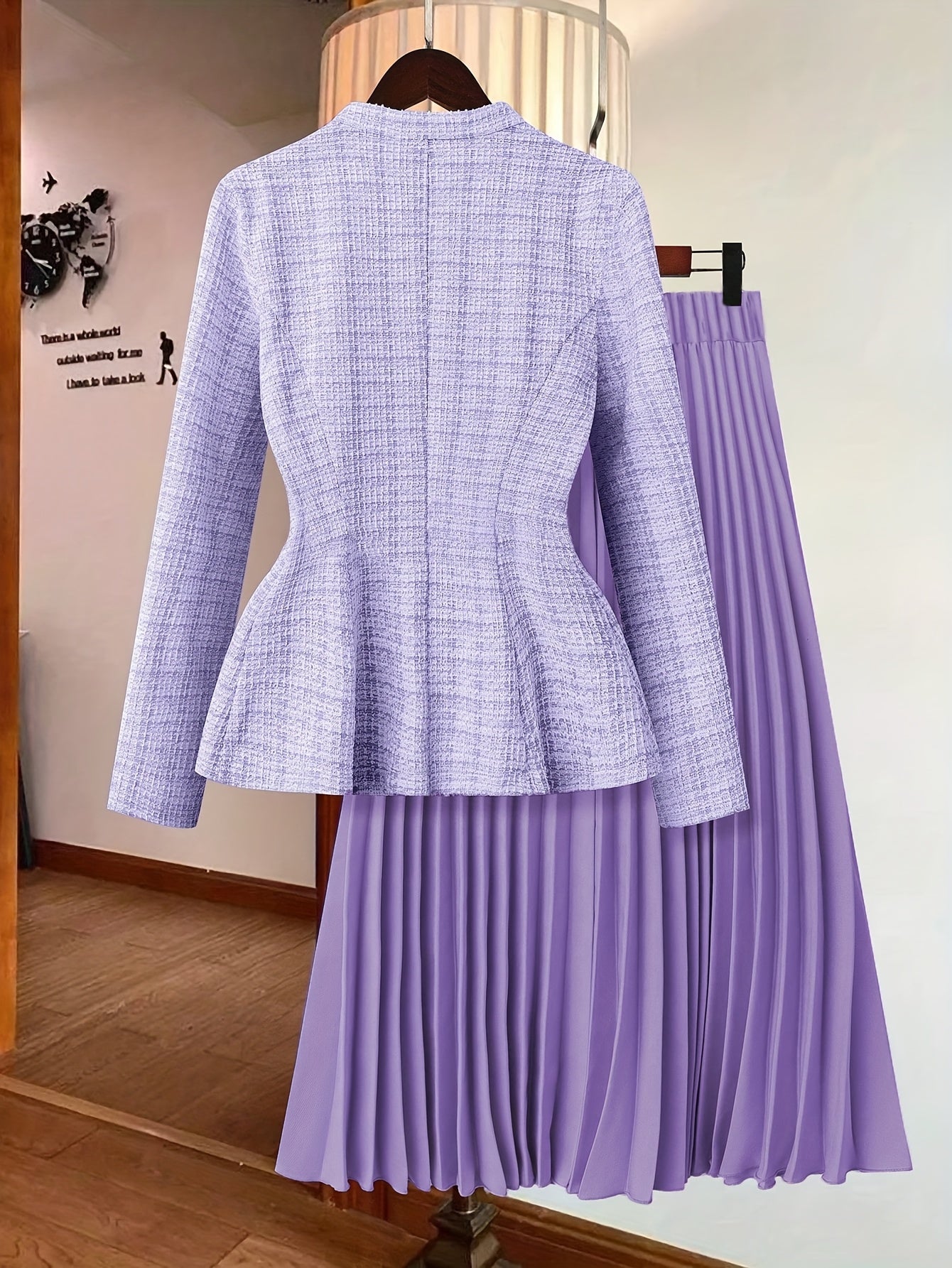Elegant Women'S Outfit: Exquisite Design, Charming And Suitable for Both Workplace And Social Events, Popular Skirt Set
