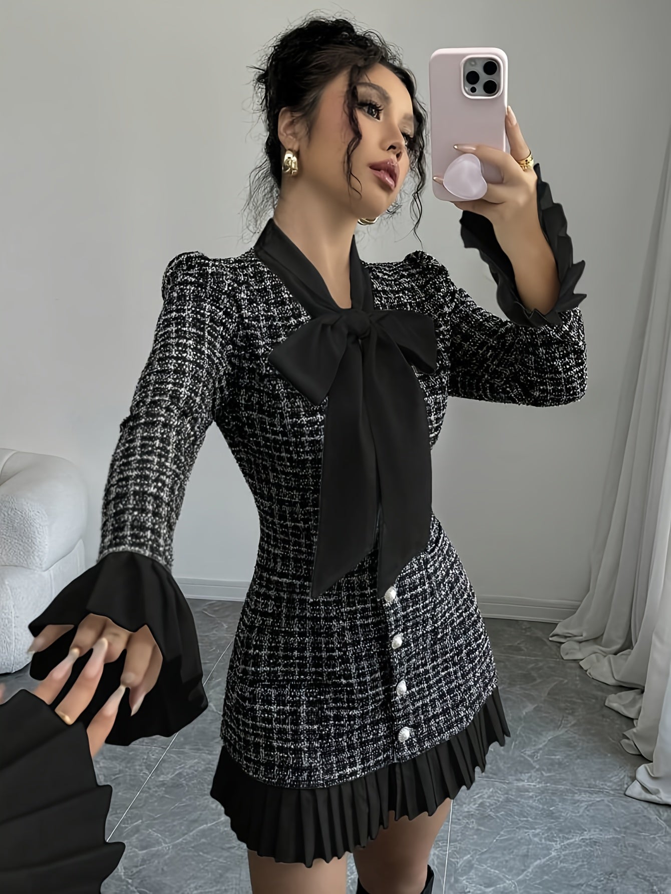 2025 New Spring/Autumn Fashion Elegant Waist-Defining Dress for Women