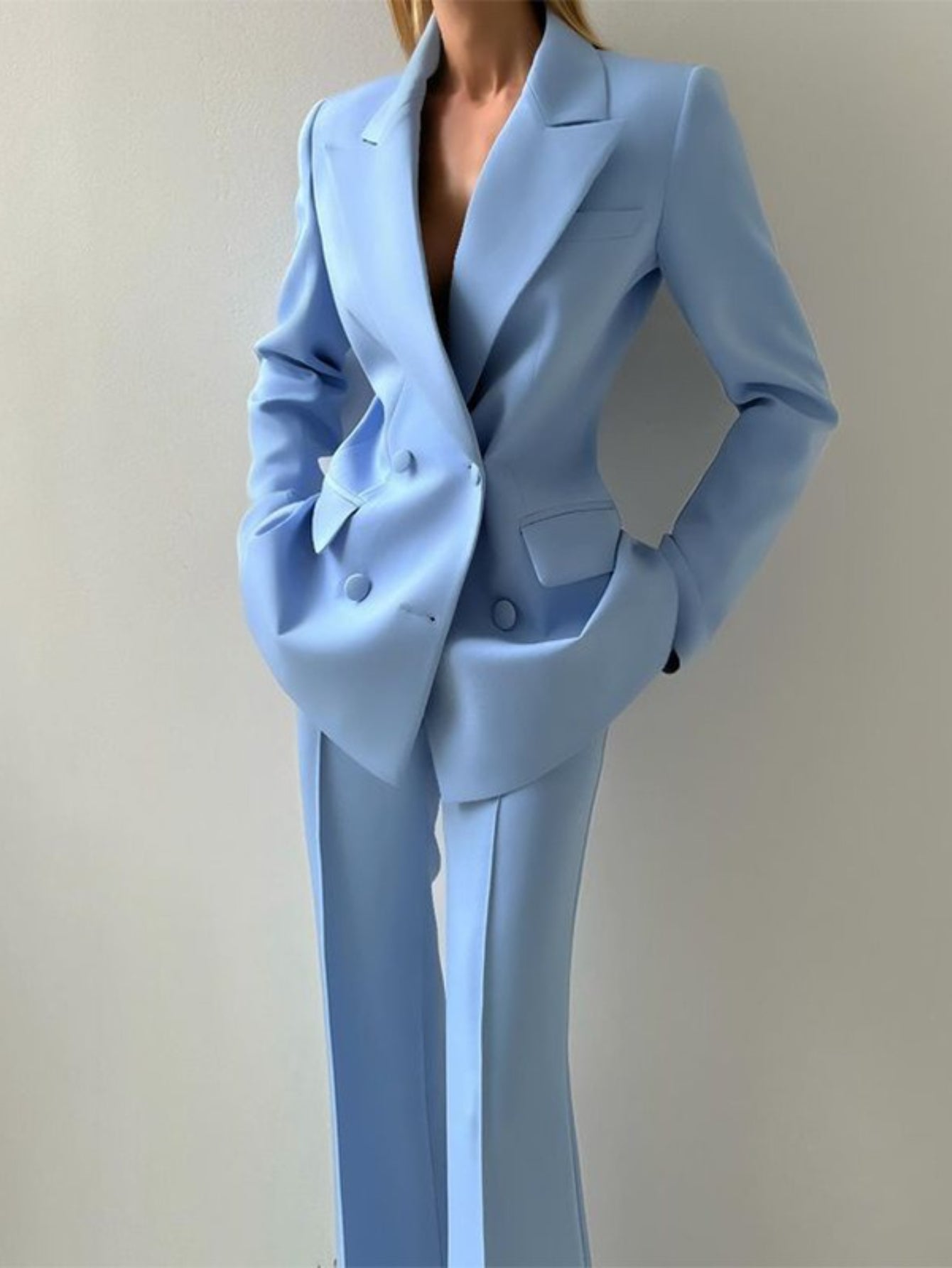 ARTPAGE Autumn Temperament Fashion Commuter Suit Suit Bra Pants Jacket Three-piece Set