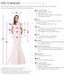 Robe de mariée luxueuse et sexy sur mesure avec une jupe volumineuse, un décolleté profond en V, des manches longues, de la dentelle, des paillettes, des perles brodées, Vestidos De Novia