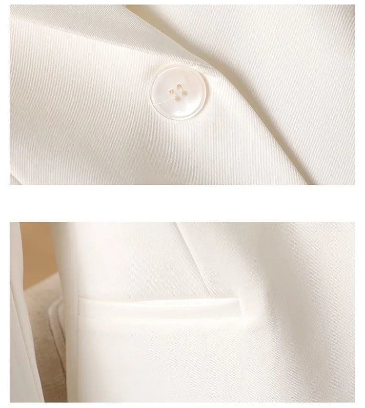 2025 New Spring Autumn Professional Jacket Women's Outerwear Chic Slim Long Sleeve High-End Office Blazer Tops