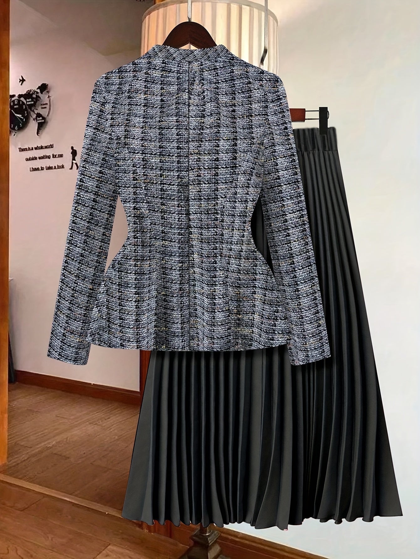 Elegant Women'S Outfit: Exquisite Design, Charming And Suitable for Both Workplace And Social Events, Popular Skirt Set